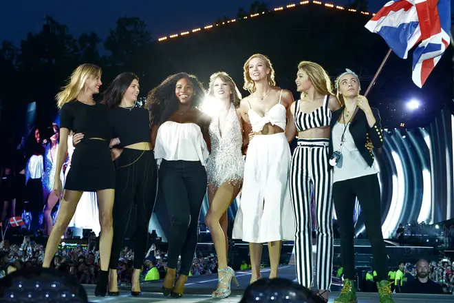 Taylor Swift brought her girl squad out on stage at her 'Reputation' tour