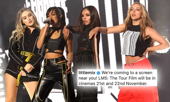 Little Mix announced the news about their new LM5: The Tour Film on Instagram.