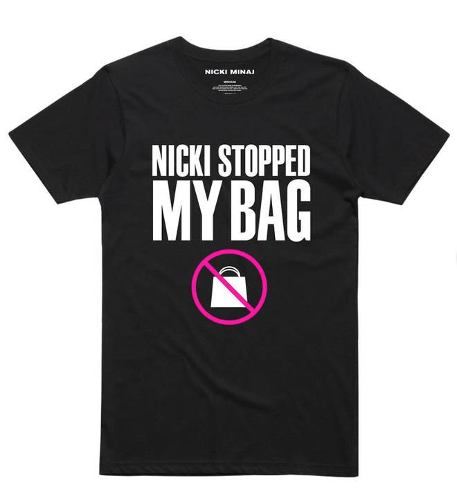 Nicki Minaj fuels beef with Cardi B releasing official 'Nicki stopped my bag' merchandise