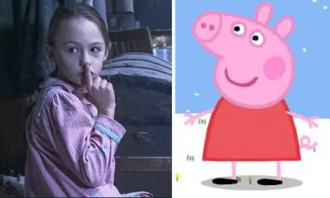 Flora from 'The Haunting Of Bly Manor' is the voice of Pepper Pig