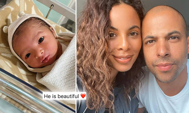 Rochelle Humes and Marvin's baby boy is here!