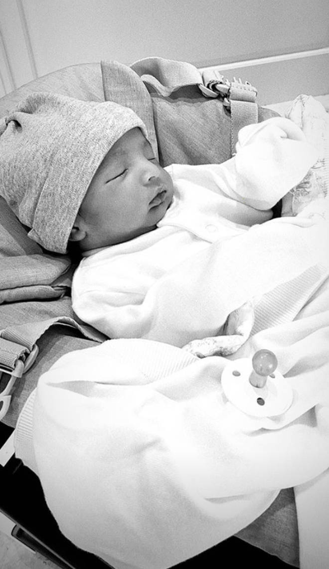 Rochelle and Marvin Humes named their baby boy Blake Hampton Humes.