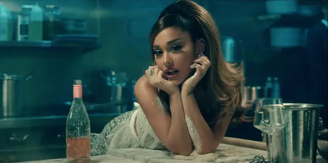 Ariana Grande sings about 'switching up positions' for her new love