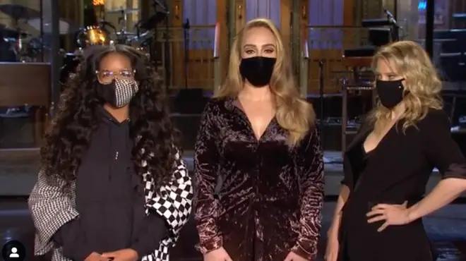 Adele looks sensational in pics from Saturday Night Live