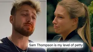 Sam Thompson posted and deleted a video of himself mocking Zara McDermott over the weekend.