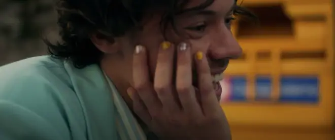 Harry Styles' nail varnish is everything