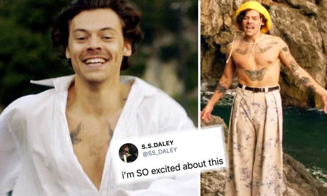 Harry Styles wears graduate designer as they have to 'pinch' themselves