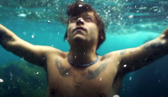 Harry Styles references 'Falling' in 'Golden' music video