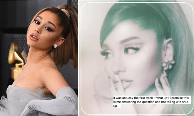 Ariana Grande may have dropped a hint at the 'Shut Up' lyrics
