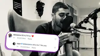 Zayn responded to fans on Instagram, sharing love with them