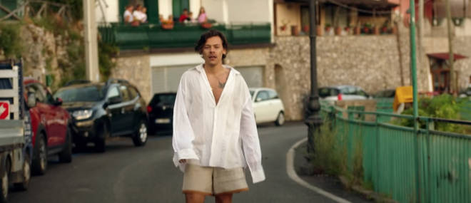 Harry Styles' white shirt has also become an in-demand item