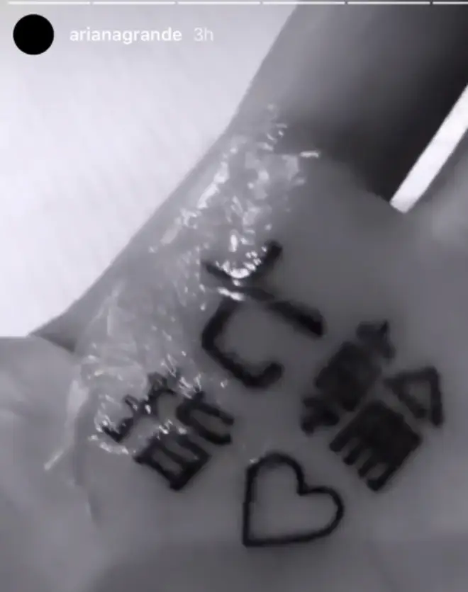 Ariana Grande's 'incorrect' Japanese tattoo raised a few eyebrows