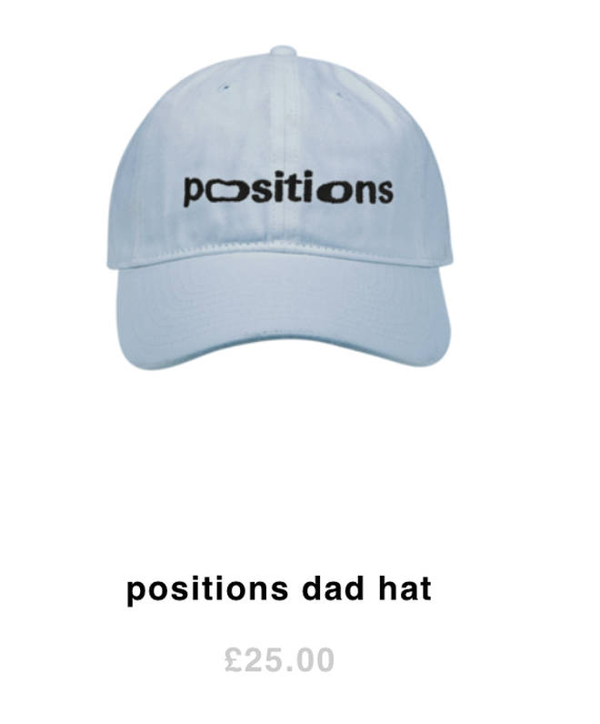 'Positions' dad hat costs £25