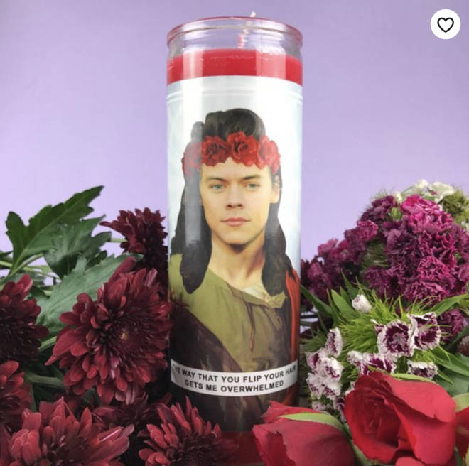 Harry Styles prayer candle