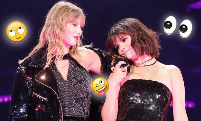 Taylor Swift and Selena Gomez are two BFF's who can talk just using a 'look'