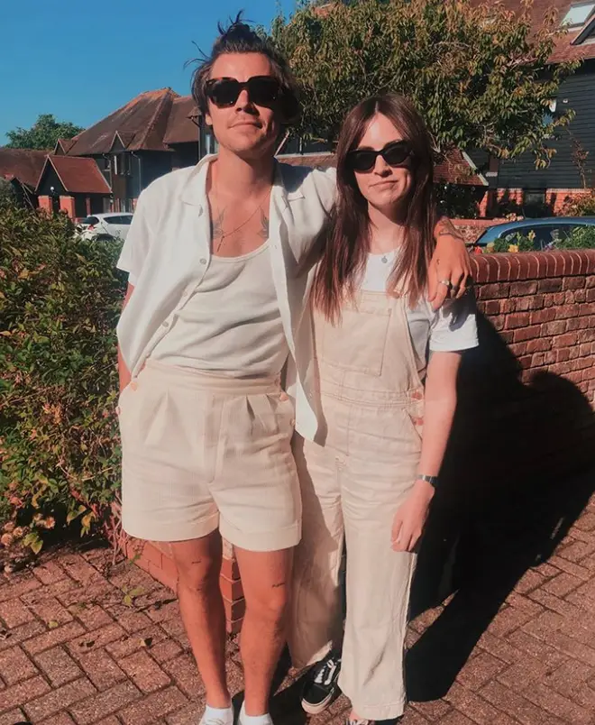 Gemma Styles with pop star brother Harry