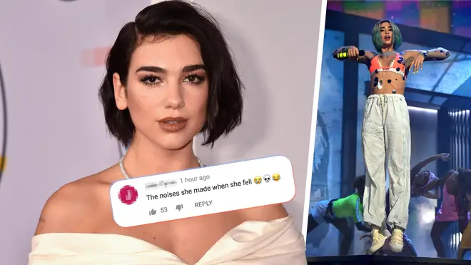 Dua Lipa performed a mash-up of 'One Kiss' and 'Electricity' at the AMAs