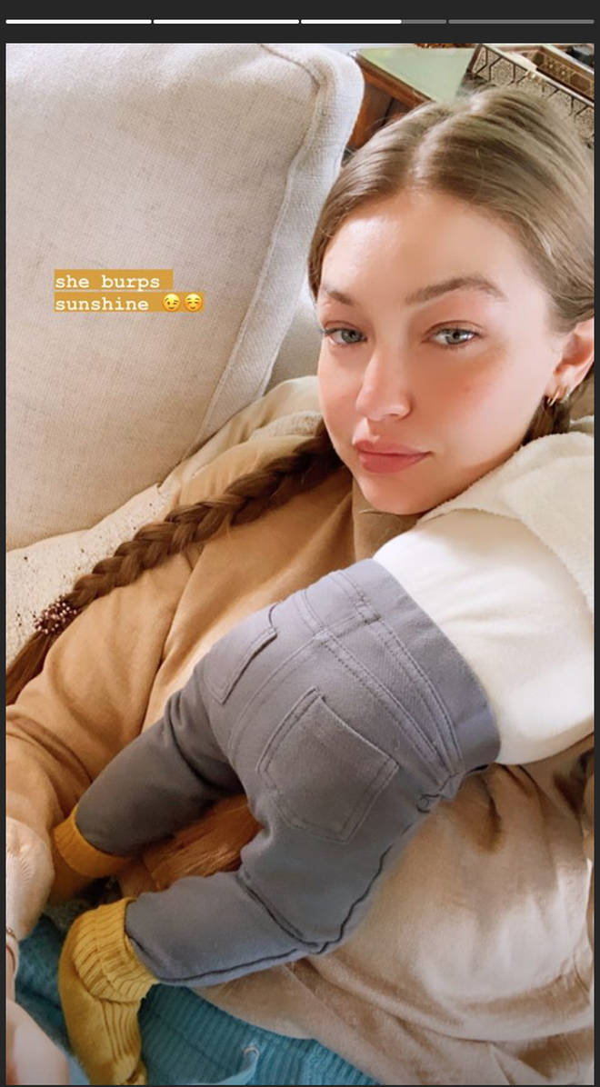 Gigi Hadid shares photo of daughter at one month