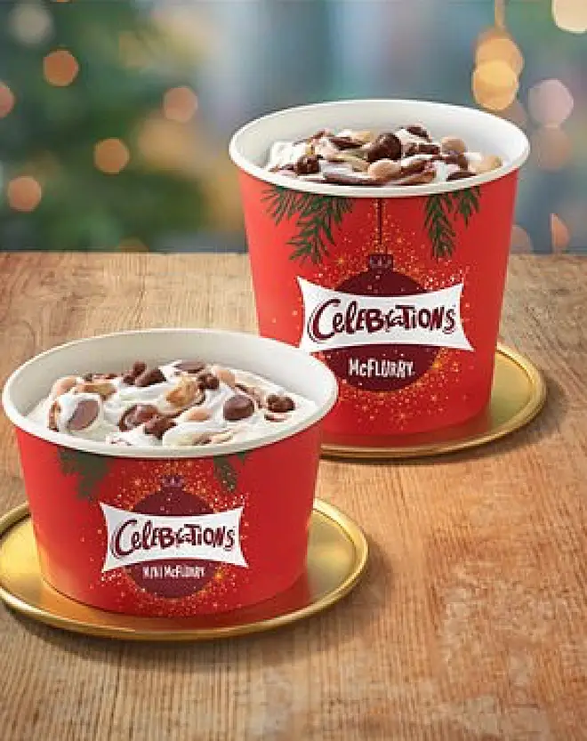 McDonald's announce Celebrations McFlurry for Christmas