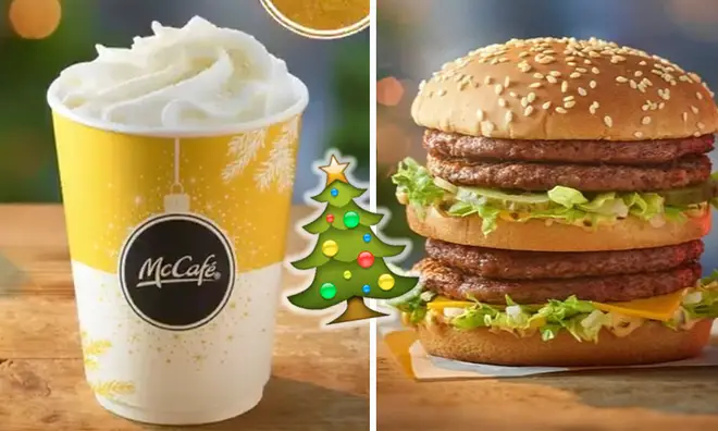 McDonald's unveil Christmas menu