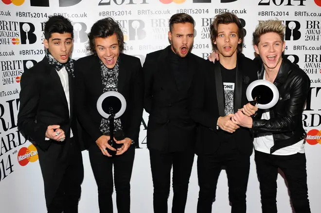 One Direction at the BRIT Awards 2014