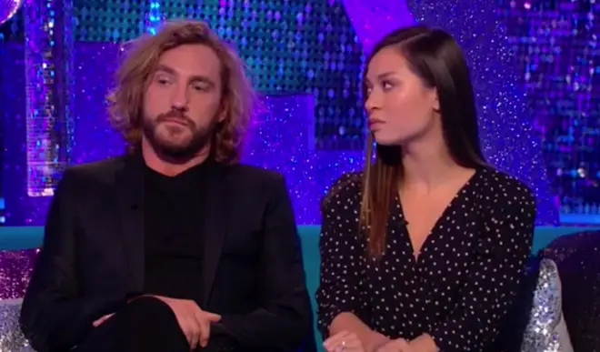 Seann Walsh and Katya Jones were caught kissing on video following a night out