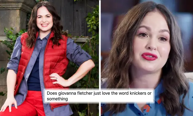 Giovanna Fletcher spawns drinking game with 'knickers' comments