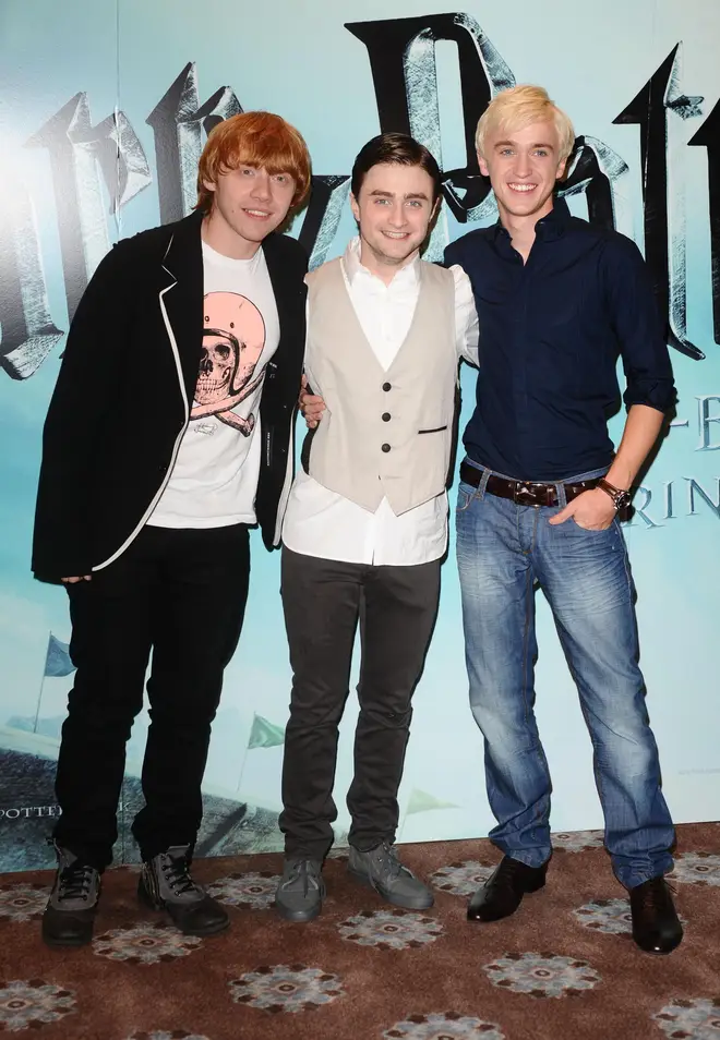Daniel Radcliffe, Rupert Grint and Tom Felton starred in all 8 Harry Potter films together.