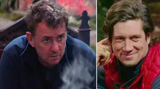 I'm A Celebrity fans think Shane Richie and Vernon Kay are wearing eye makeup on the show.