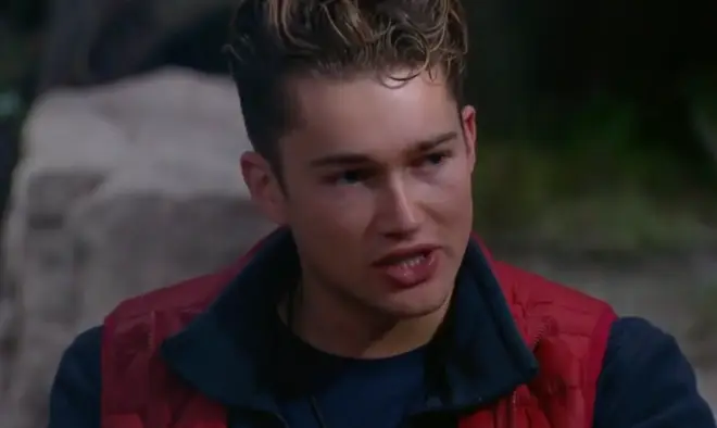 AJ Pritchard looked less than impressed with Shane Richie's actions