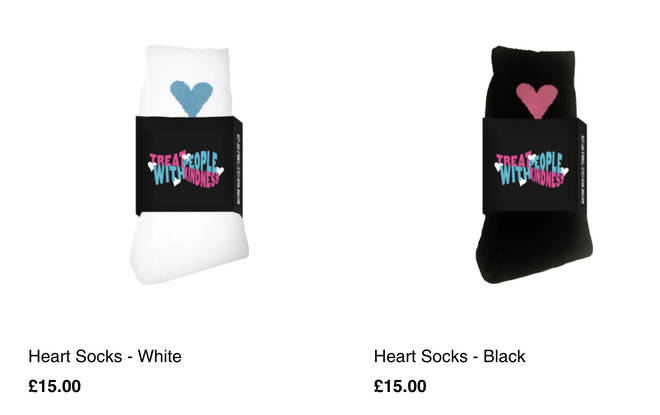 Harry Styles's limited edition 'Treat People With Kindness' socks are here