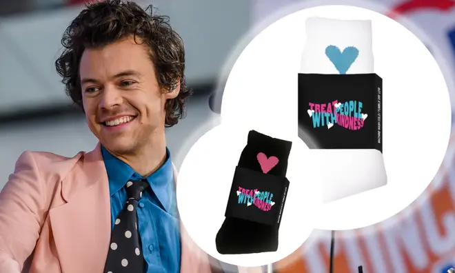 Harry Styles drops limited edition 'TPWK' socks to raise money for Choose Love
