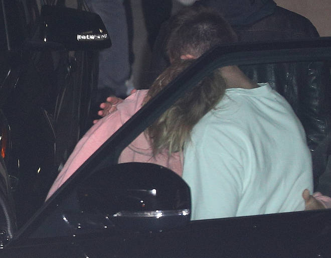 Justin Bieber was comforted by friends.
