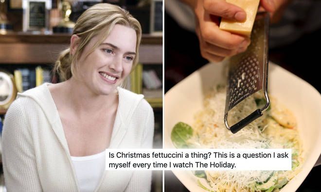 Christmas Fettuccini is totally a thing as mentioned by Kate Winslet in The Holiday.