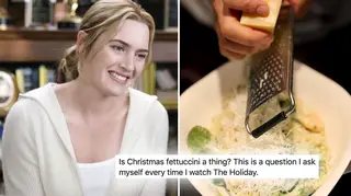 Christmas Fettuccini is totally a thing as mentioned by Kate Winslet in The Holiday.