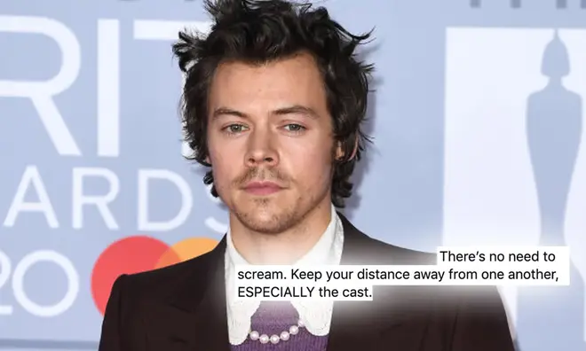 Harry Styles fans have been swarming the Don't Worry, Darling set