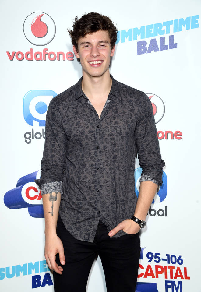 Shawn Mendes at Capital's Sumnmertime Ball in 2017