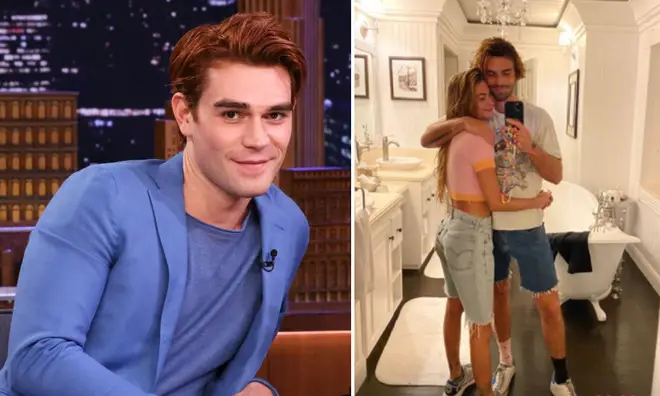 KJ Apa with girlfriend Clara Berry