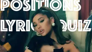 Can you match every 'Positions' lyric to the Ariana Grande song?