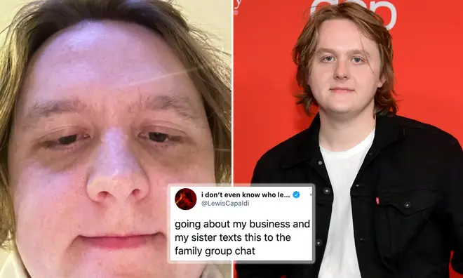 Lewis Capaldi reveals family roast of him on their group chat