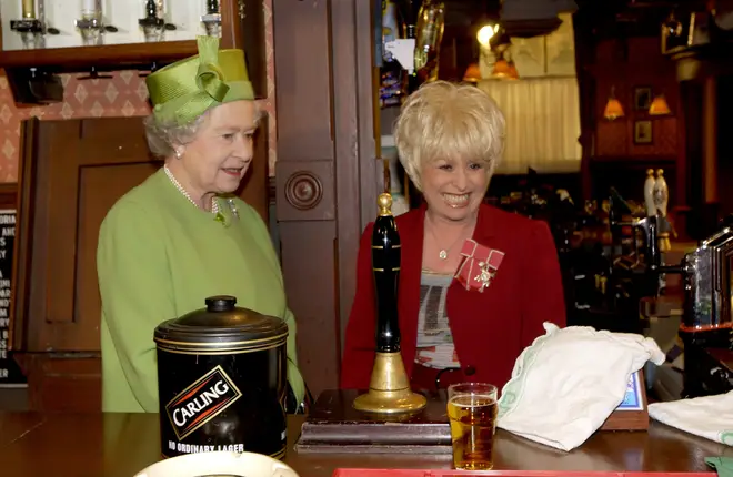 Barbara Windsor starred in EastEnders as Peggy Mitchell