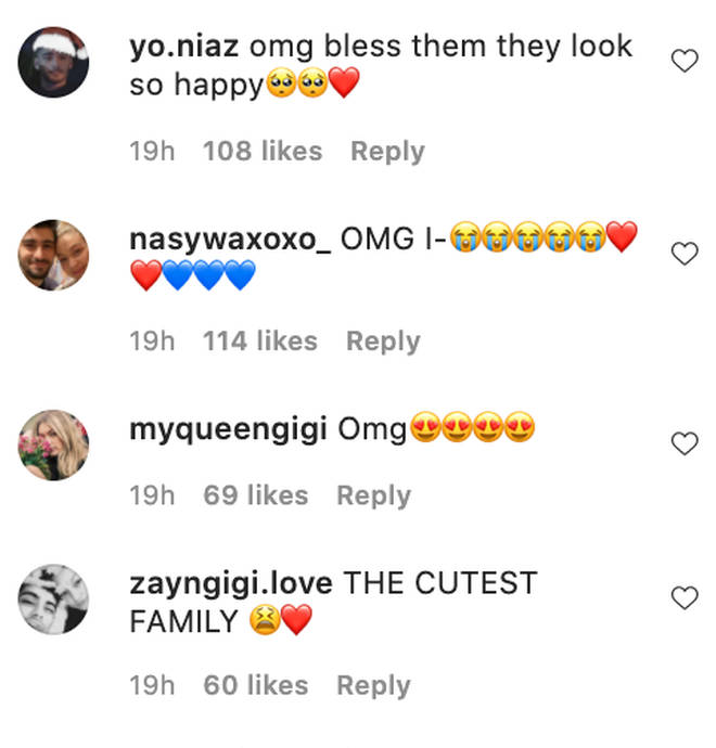 Fans comment how happy Zayn and Gigi look finding out baby's gender