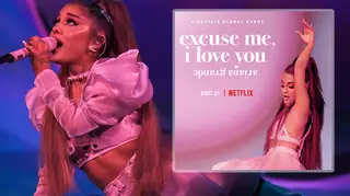 Which Sweetener concerts were filmed for Ariana Grande's documentary?