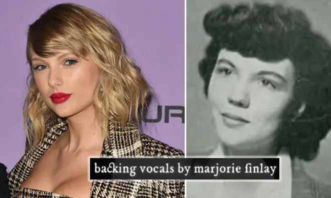 Taylor Swift's grandmother credited with backing vocals on 'Marjorie'