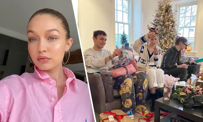 Gigi Hadid spent Christmas with her whole family