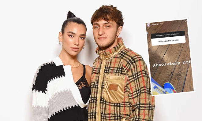 Anwar Hadid defended his comments on the coronavirus vaccine