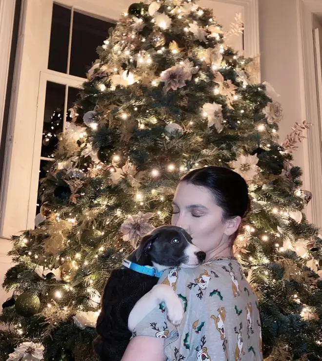 Maya Henry received a puppy from Liam Payne for Christmas