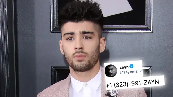Zayn Malik launched a phone number to share a snippet of his new album