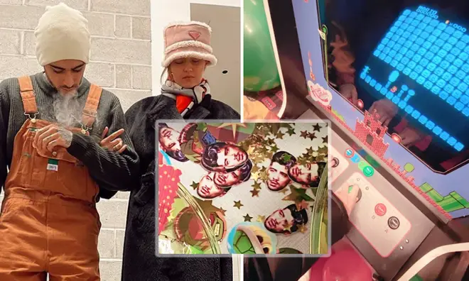 Zayn has arcade themed 28th birthday party with his face as decorations