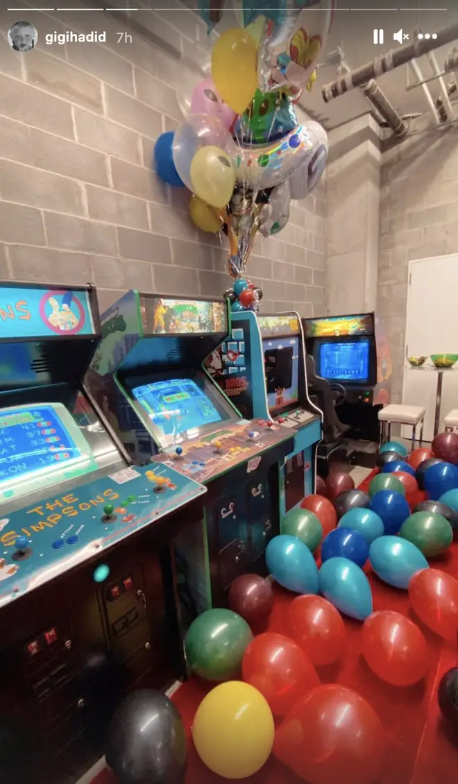 Gigi Hadid organised an arcade themed bash for Zayn